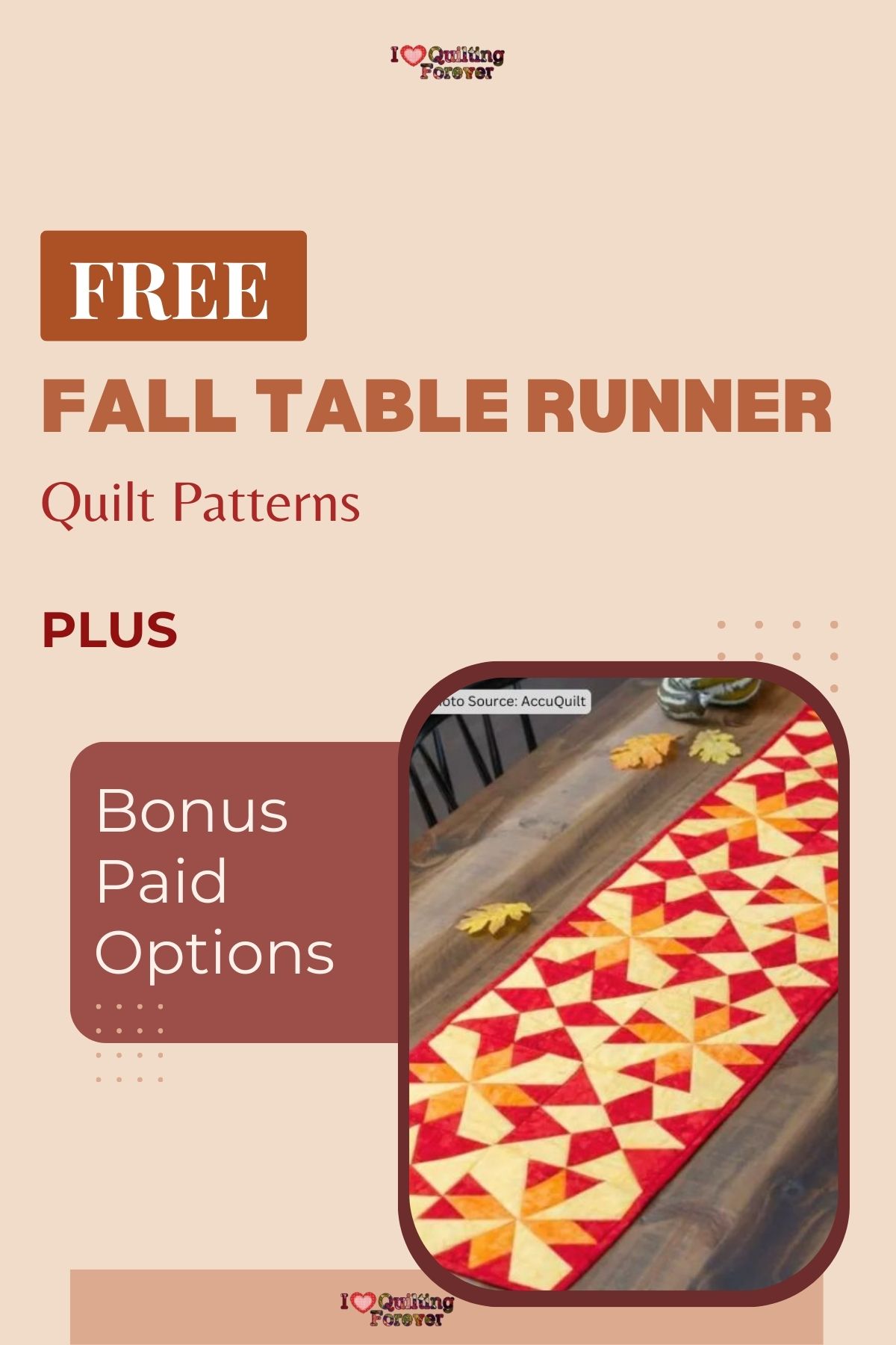 Top 10 Free Fall Table Runner Quilt Patterns (+10 Bonus Patterns For ...