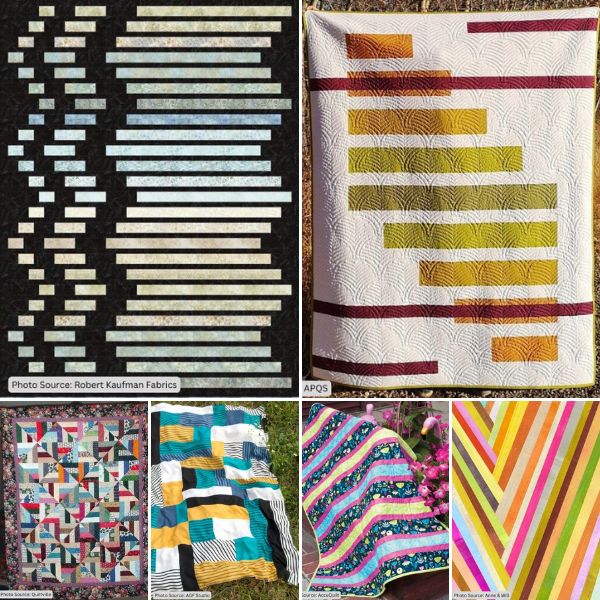 Top 10 Free Strip Quilt Patterns (+10 Bonus Patterns For Sale) - I Love ...