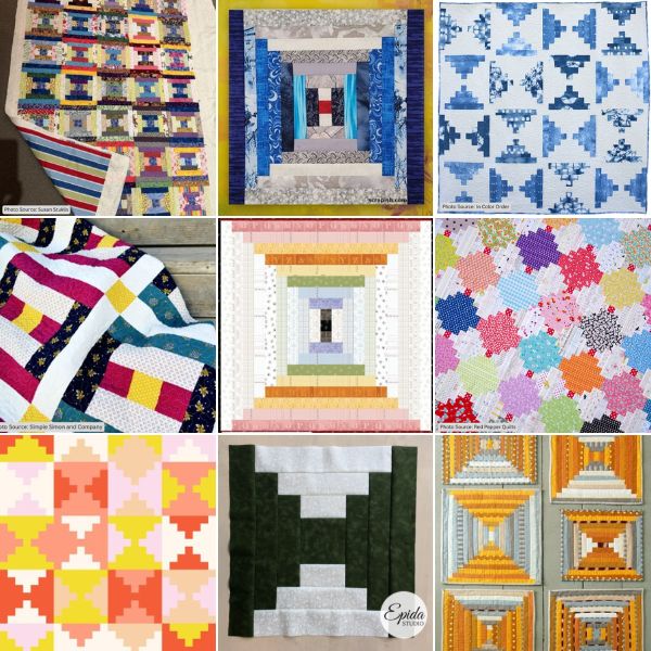 Top 10 Free Courthouse Steps Quilt Patterns (+5 Bonus Patterns For Sale ...