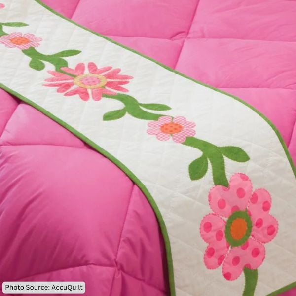 GO! Hearts Bed Runner - free quilt pattern
