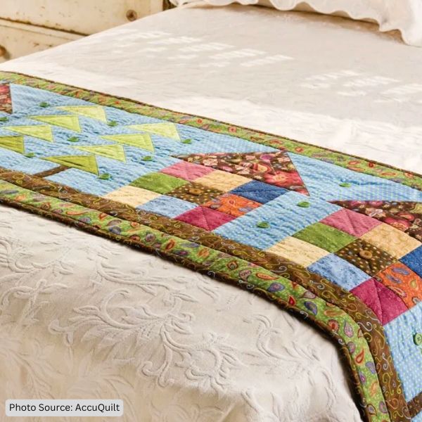 GO! Row House Bed Runner - free quilt pattern