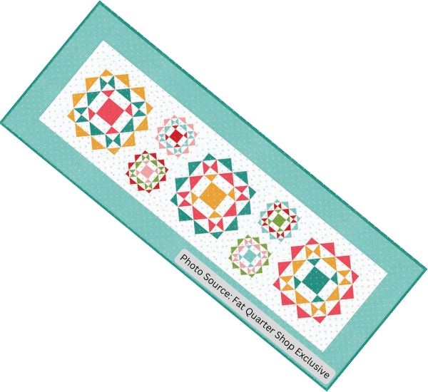 Kaleidoscope Bed Runner - free quilt pattern