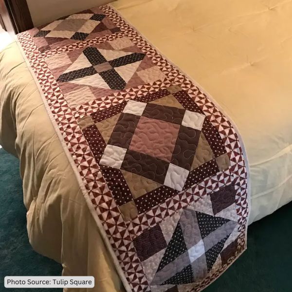 X's and O's Bed Runner Quilt Pattern - etsy