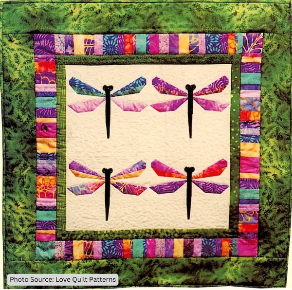 1984 Bali Dragonfly Quilt Pattern - etsy