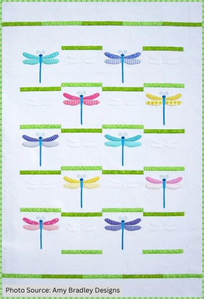 Applique Dragonfly Quilt Pattern - etsy