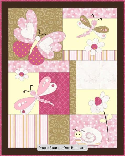 Butterflies & Dragonflies Quilt Pattern