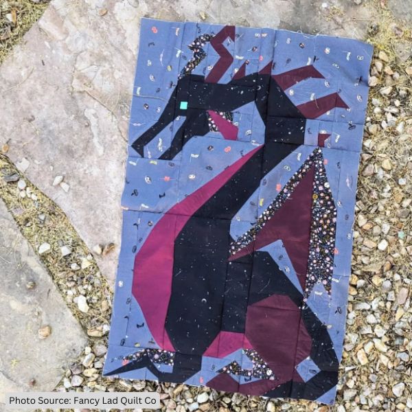 Dragon Quilt Idea from Fancy Lad Quilt Co