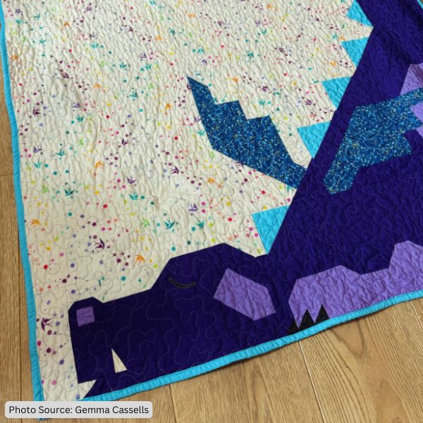 Dragon Quilt Idea from Gemma Cassells