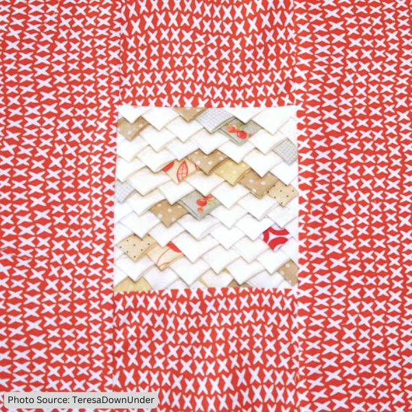Dragon Scales Block - free quilt pattern