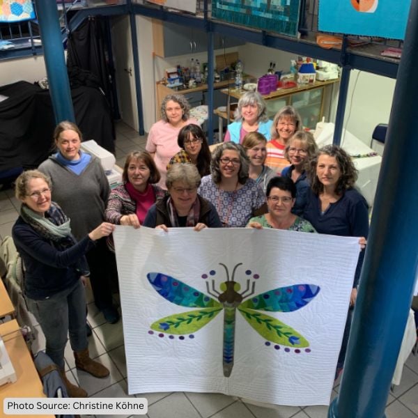 Dragonfly Quilt Idea from Christine Köhne