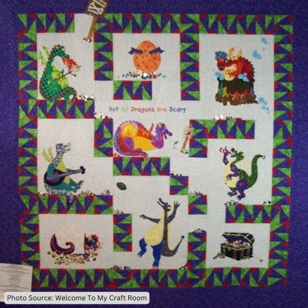 Not All Dragons are Scary Quilt Pattern - etsy
