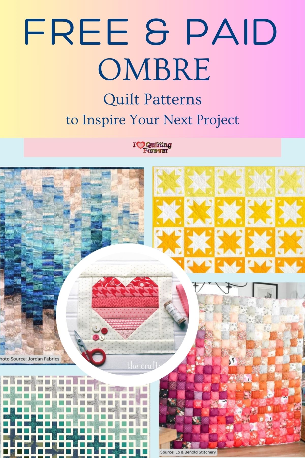 Top 8 Free Ombre Gradient Quilt Patterns (+10 Bonus Patterns For Sale ...