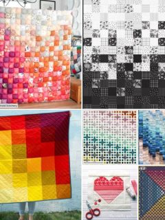 Ombre Quilt Patterns roundup ILQF Pinterest