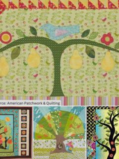 Tree Quilt Patterns roundup ILQF featured cover