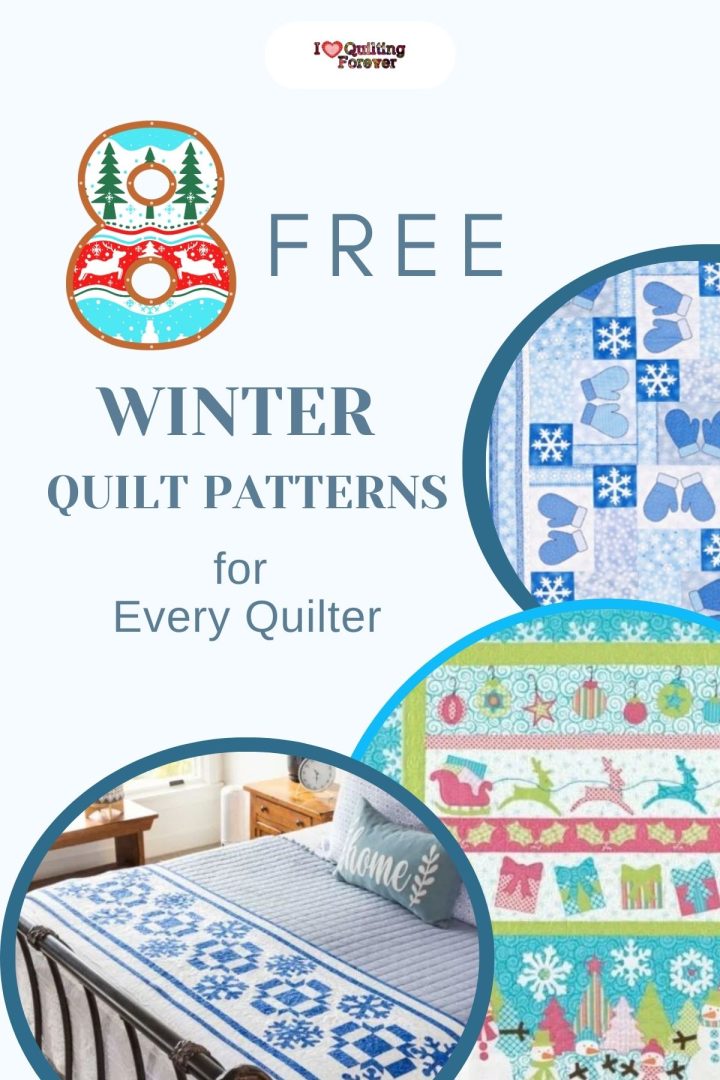 Top 8 Free Winter Quilt Patterns (+10 Bonus Patterns For Sale) - I Love ...
