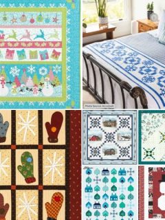 Winter Quilt Patterns roundup ILQF featured cover