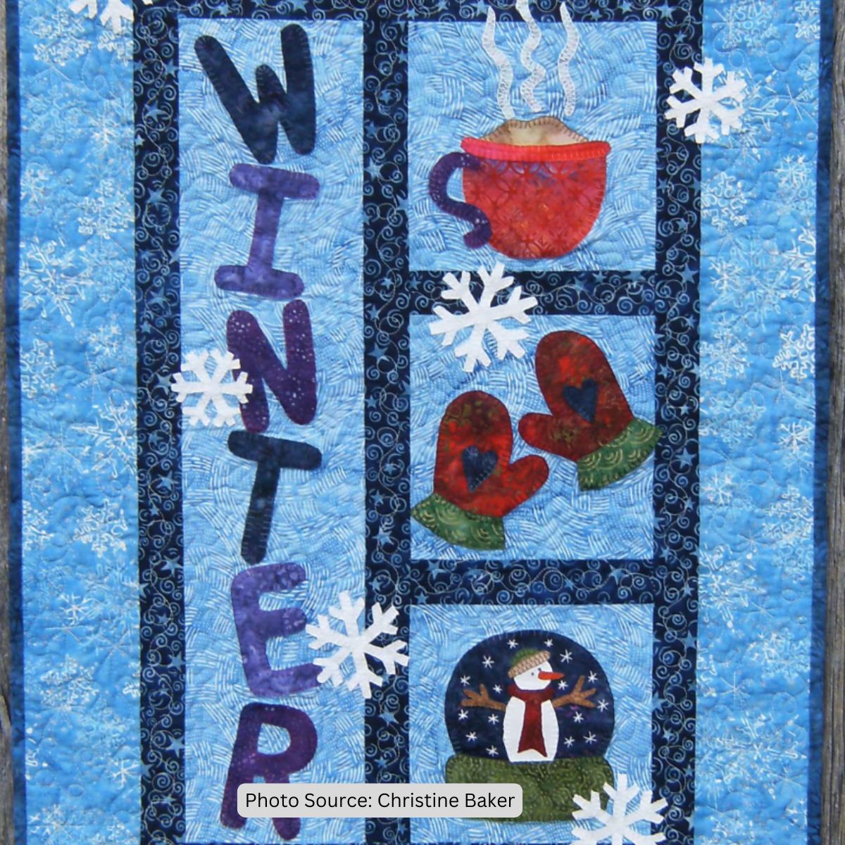Winter Warm Ups Quilt Pattern by Christine Baker- etsy