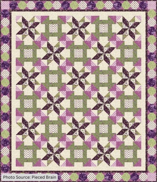 Top 9 Free Purple Quilt Patterns (+8 Bonus Patterns For Sale) - I Love ...