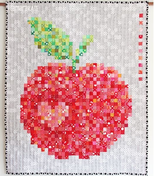 Big & Juicy Apple - free quilt pattern