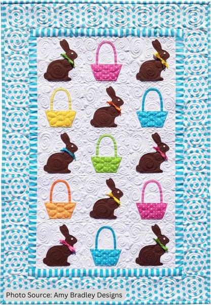 Chocolate Bunnies Quilt Pattern - etsy