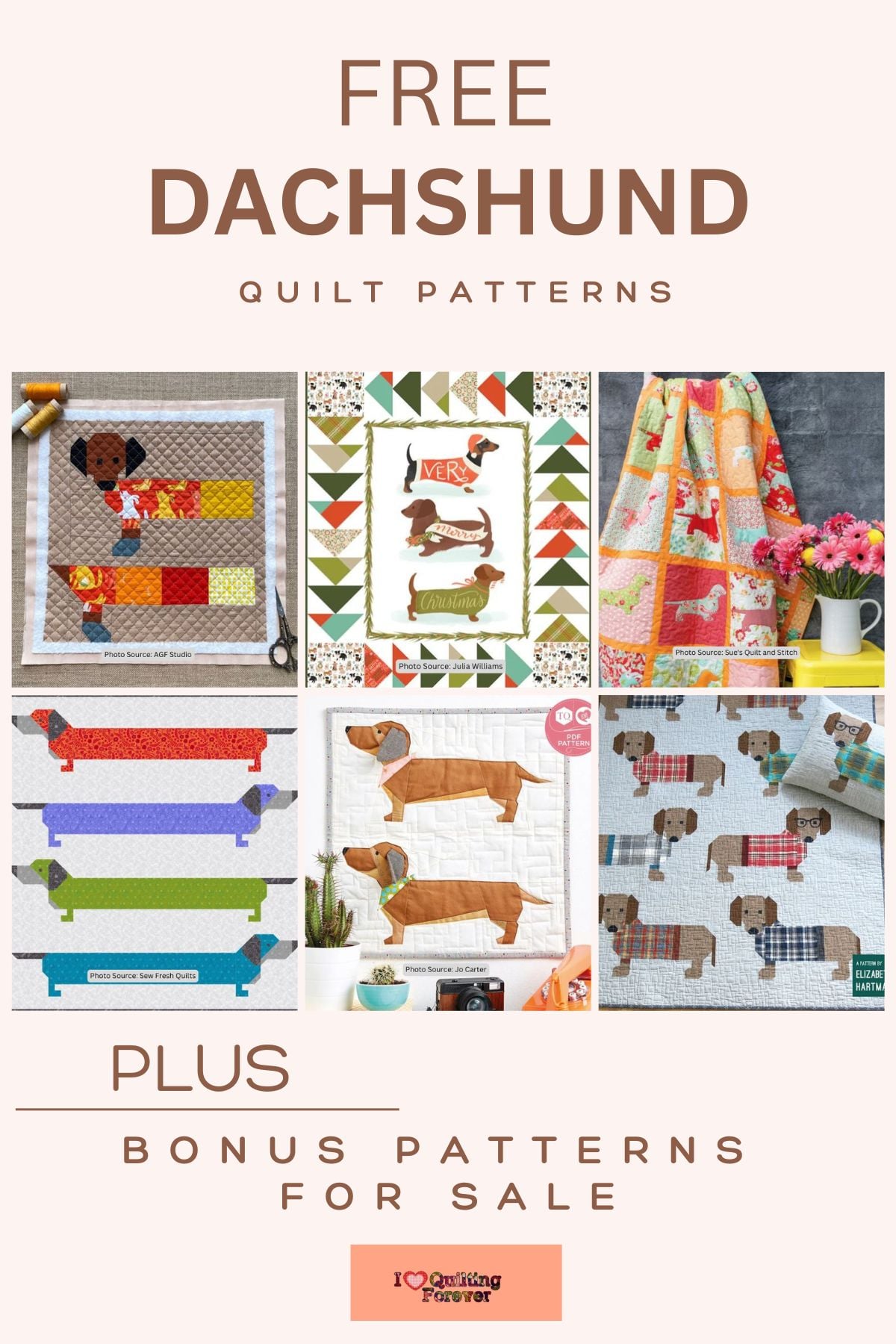 Top Free Dachshund Quilt Patterns (+10 Bonus Patterns For Sale) - I ...