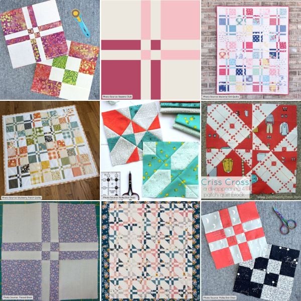 Disappearing Four Patch Quilt Patterns roundup ILQF featured cover