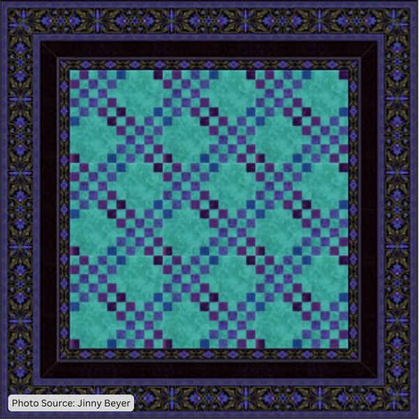 Double Irish Chain Block - free quilt pattern