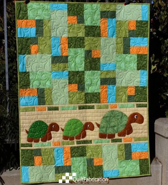 Double Jumble Turtles Quilt Pattern - etsy