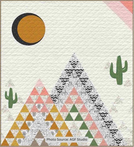 Free Quilt Pattern: Little Mountains