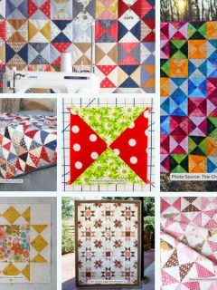 Hourglass Quilt Patterns Roundup Featured Cover