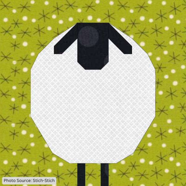 Patchwork Sheep Quilt Block Pattern - etsy