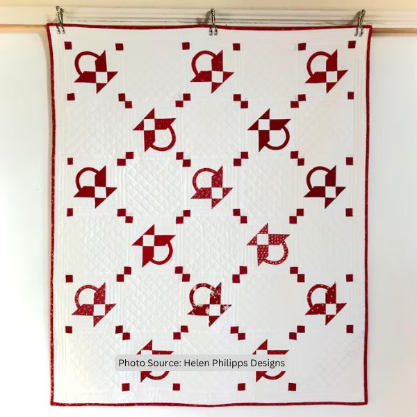 Red Baskets Quilt Pattern - etsy