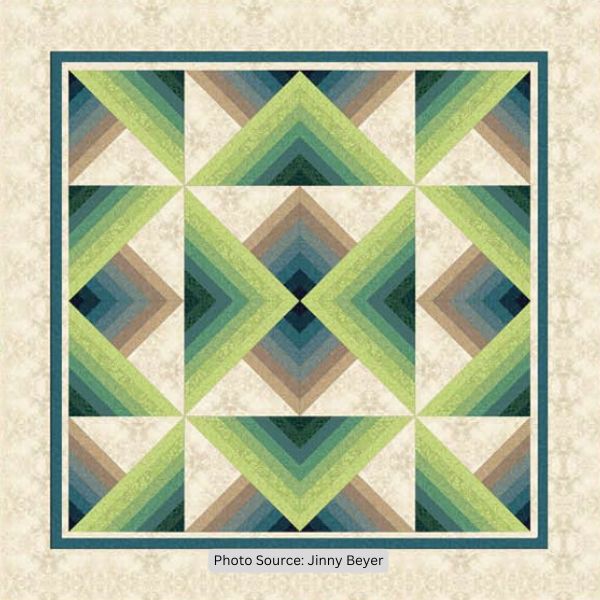Strip Pieced Night and Day - free quilt pattern
