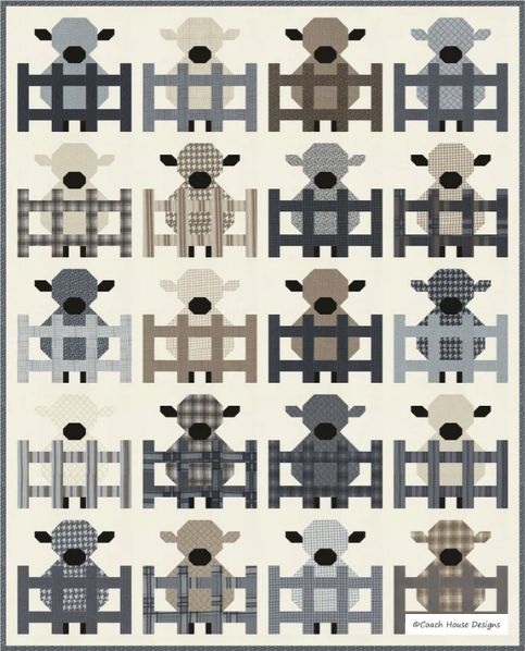 Woolie Lambs Quilt Pattern - etsy
