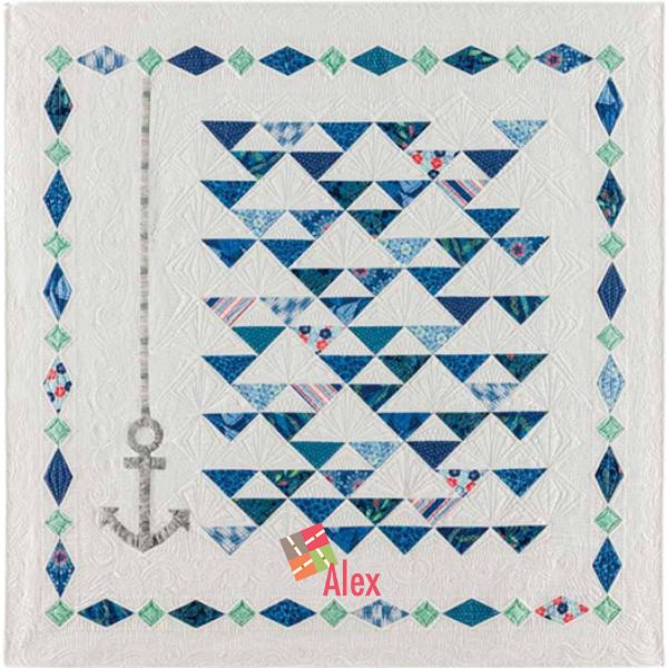 Anchorvvs Away Applique - free quilt pattern