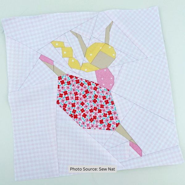 Ballerina Quilt Idea from Sew Nat