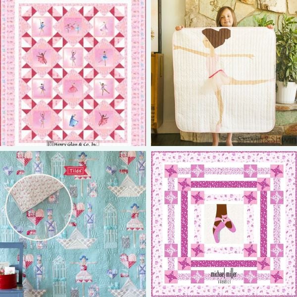 Top 4 Free Ballerina Quilt Patterns (+10 Bonus Patterns For Sale)