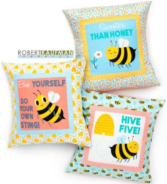 Bees Knees Pillows - free quilt pattern