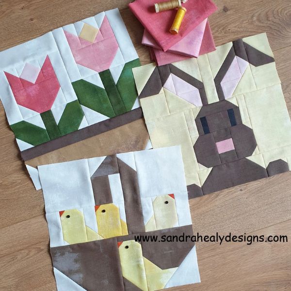 Easter Spring Quilt Block Pattern Bundle - etsy