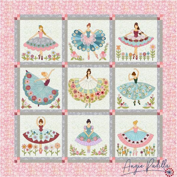 Floral Ballet Quilt Pattern - etsy