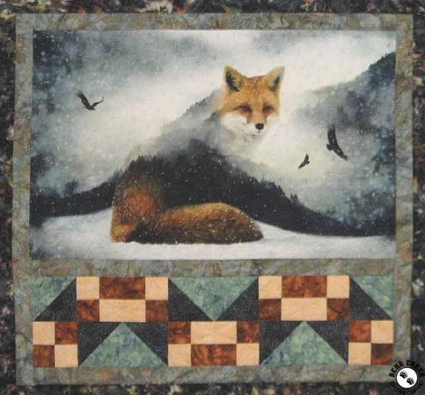 Fox and Tracks - free quilt pattern