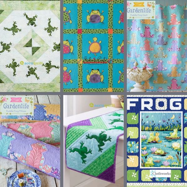 Frog Quilt Patterns Roundup Featured Cover