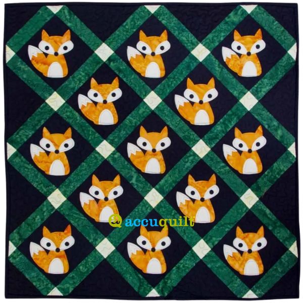 GO! Just Foxes - free quilt pattern
