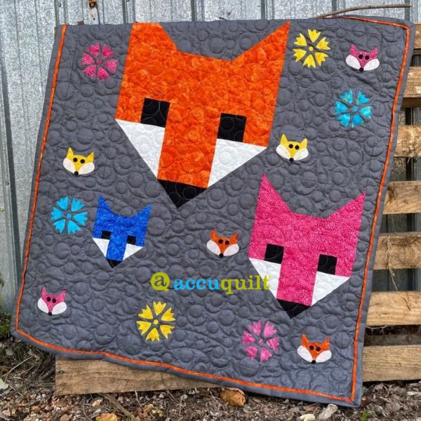 GO! Qube Fox Pack - free quilt pattern