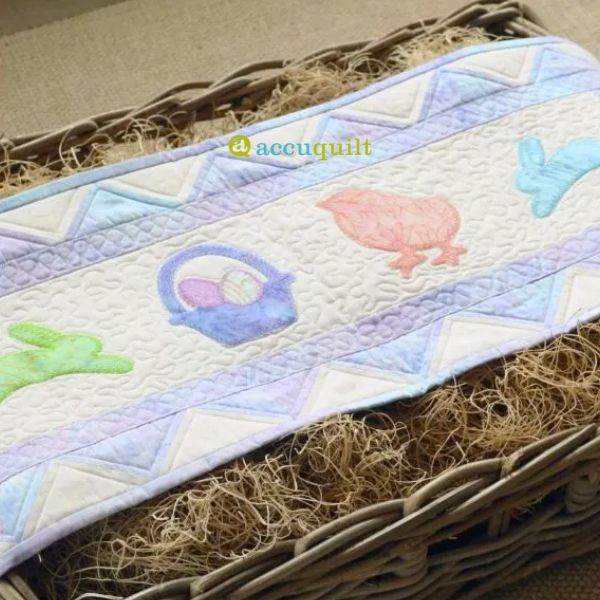 GO! Spring Medley Table Runner - free quilt pattern