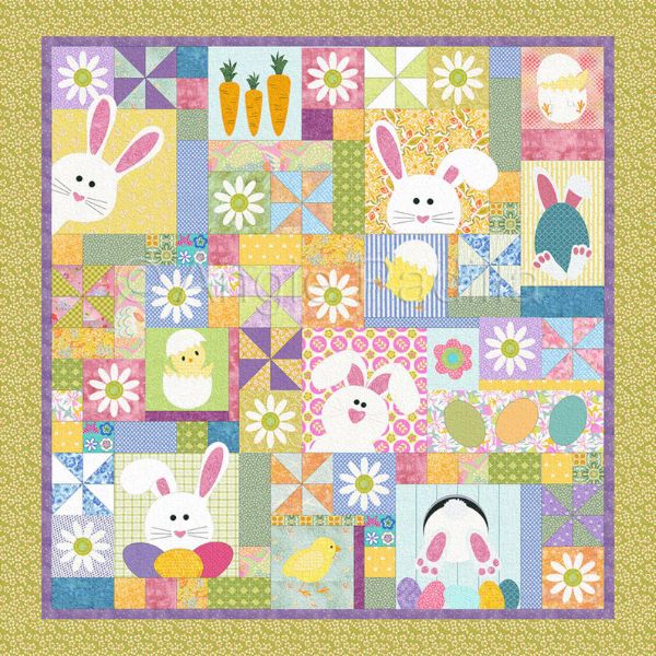 Hippity Hoppity Quilt Pattern - etsy