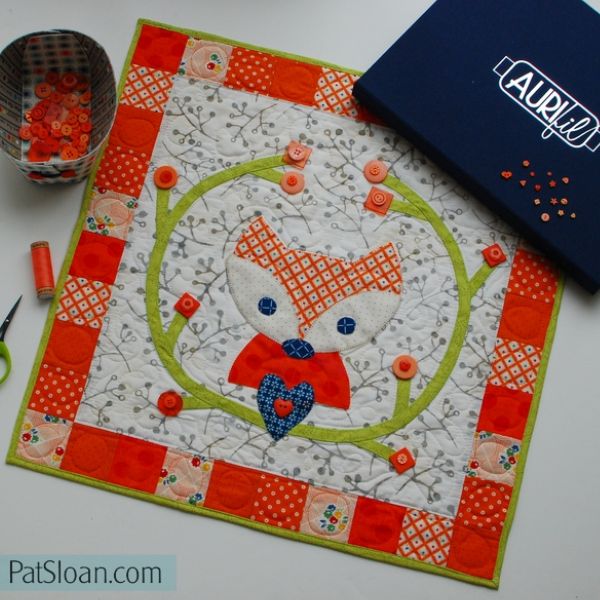 Little Foxes - free quilt pattern