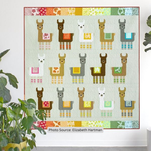 Little Llamas Quilt Pattern - etsy