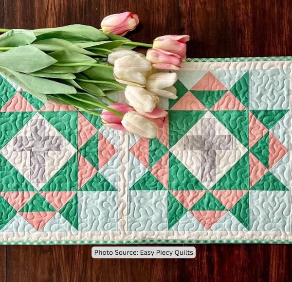 Rugged Cross Quilted Table Runner Pattern - etsy