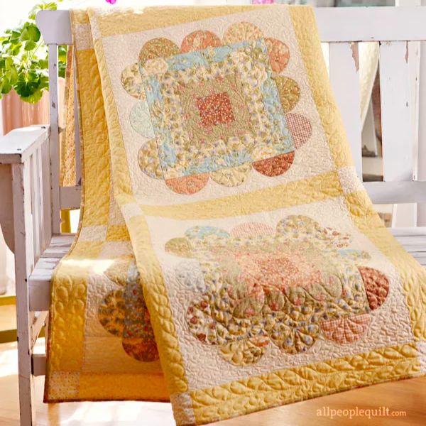 Sew-Easy Scallops - free quilt pattern
